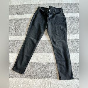 Old Navy Curvy Profile Black Denim Jeans Size 12